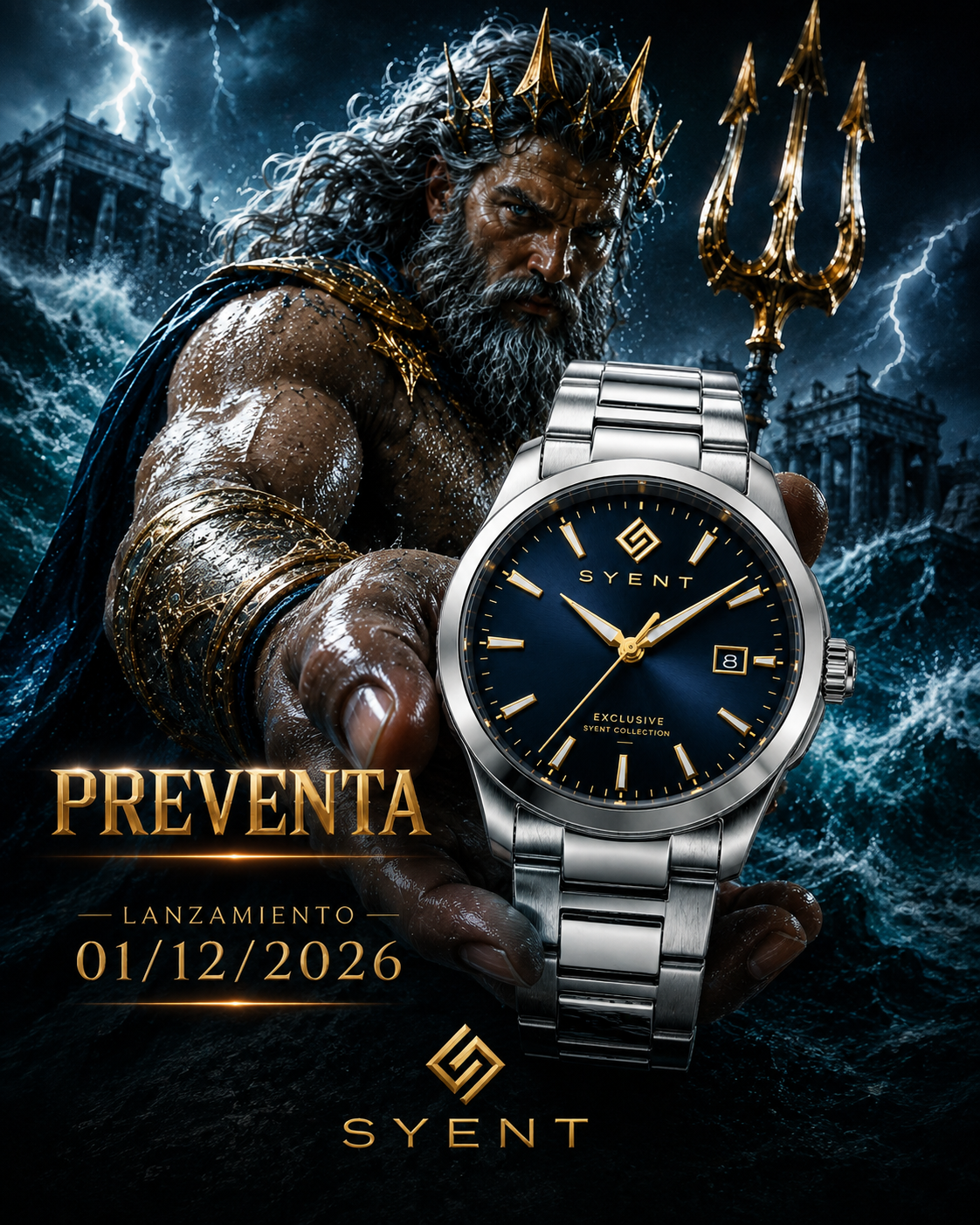 PREVENTA Reloj Syent Poseidon