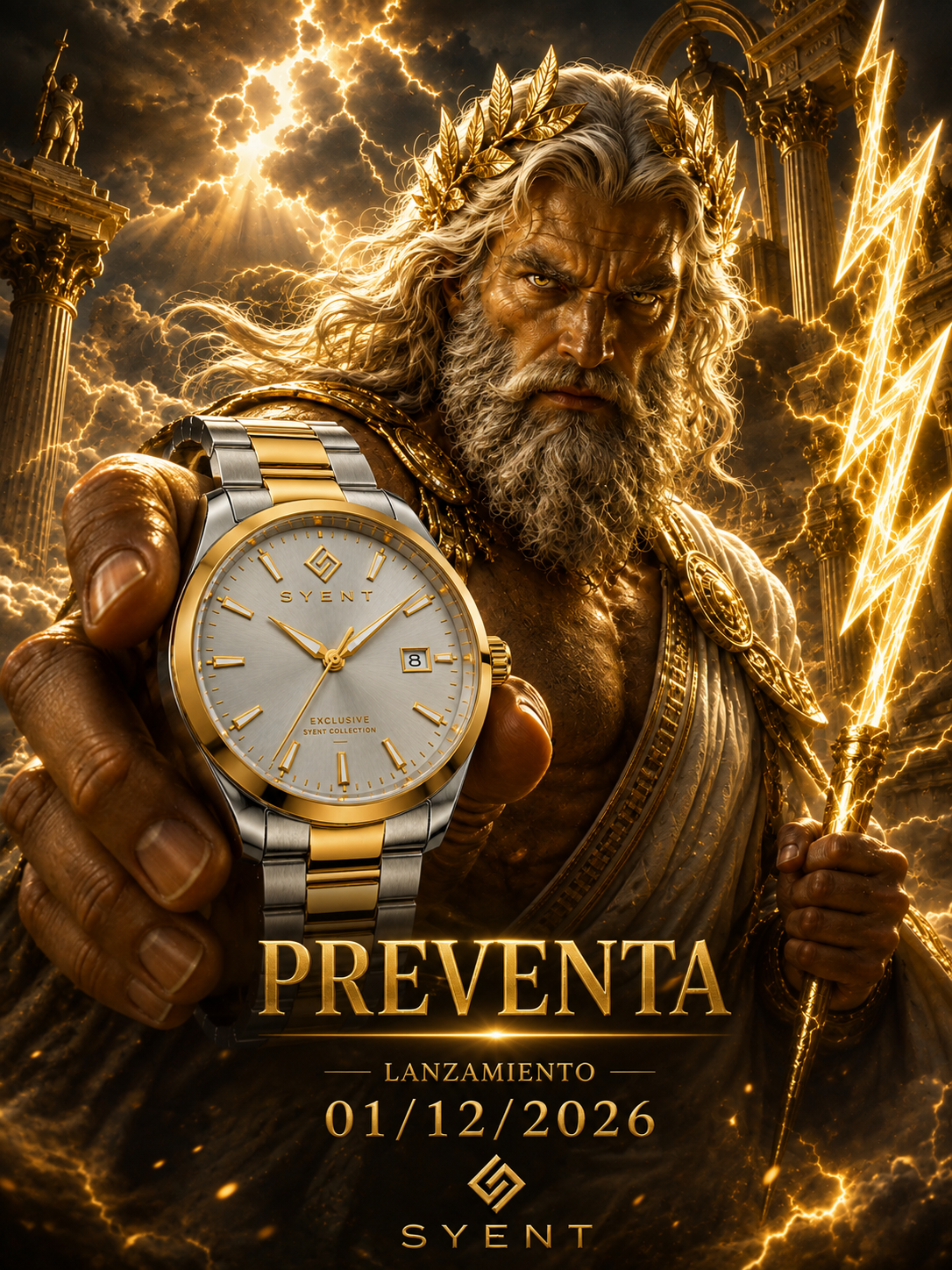 PREVENTA Reloj Syent Zeus